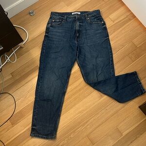 Zara straight leg jeans | size: US 10 | dark wash